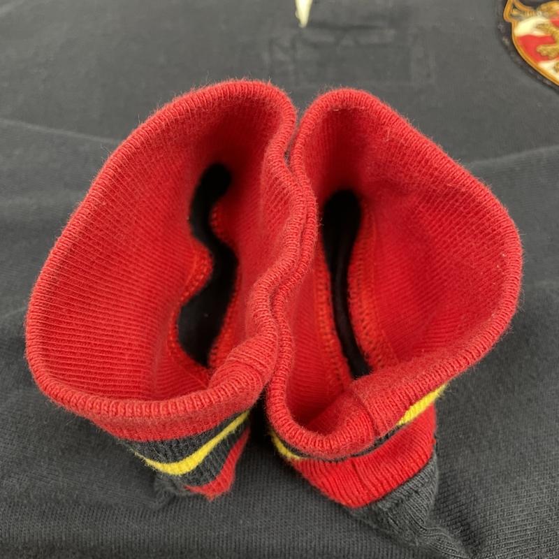 ポロバイラルフローレン Polo by RALPH LAUREN ポロシャツ 長袖 90s 00s 長袖 ポロシャツ ラガーシャツ 刺繍 エンブレム トラッド ビンテージ リブライン XL ロゴ、文字 X 刺繍 X  紺 / ネイビー / navy メンズ USED 古着 中古 50141425