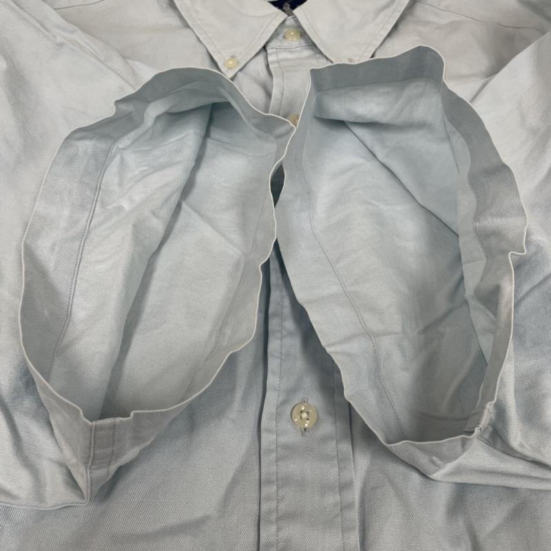 ラルフローレン RALPHLAUREN シャツ、ブラウス 半袖 ボタンダウン 半袖 シャツ BLAIRE ダンガリーシャツ ブラウス Shirt オーバーサイズ ボタン ポニーロゴ 刺繍 ワンポイント XL ロゴ、文字 X 刺繍 X ワンポイント 水色 / ライトブルー / メンズ USED 古着 中古 50141426