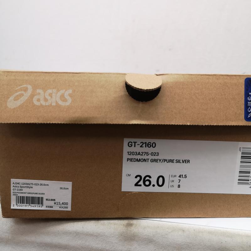 アシックス ASICS スニーカー スニーカー GT-2160 ローカット スニ－カ－ Piedmont Grey Pure Silver 1203A275 26.0cm メンズ USED 古着 中古 50141448
