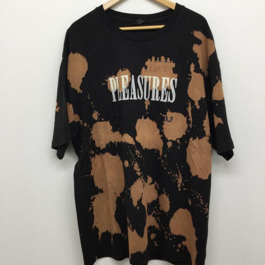 プレジャー PLEASURES Tシャツ 半袖 pleasures tシャツ 918359 XL ロゴ、文字 黒 / ブラック / black メンズ USED 古着 中古 50141461