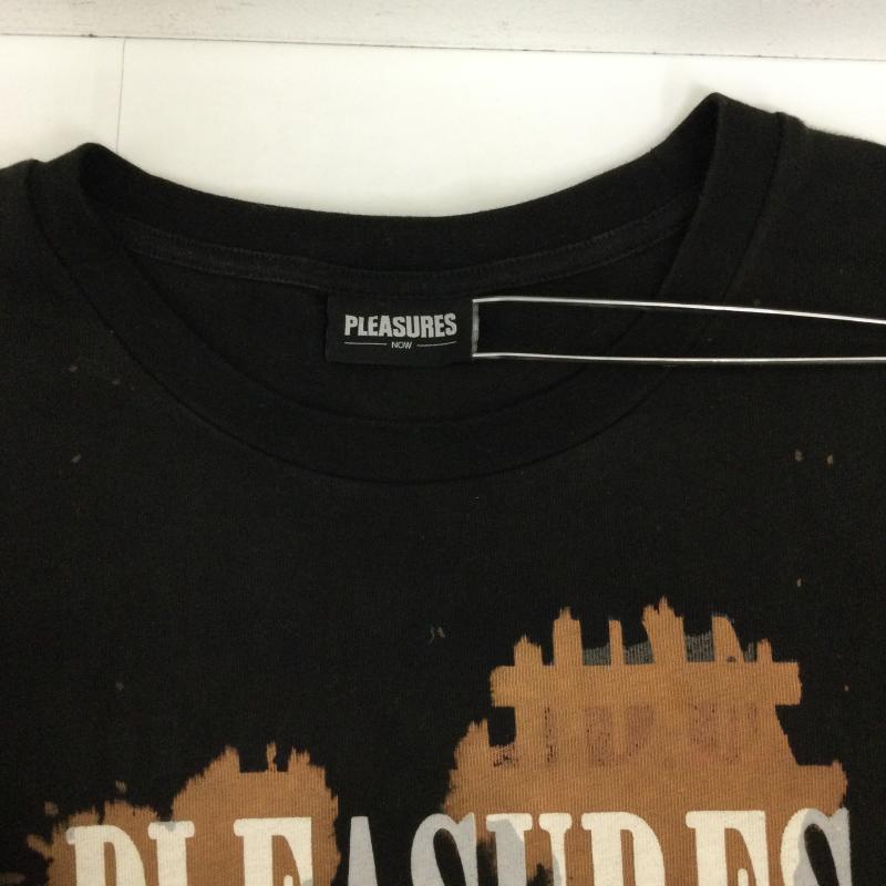 プレジャー PLEASURES Tシャツ 半袖 pleasures tシャツ 918359 XL ロゴ、文字 黒 / ブラック / black メンズ USED 古着 中古 50141461