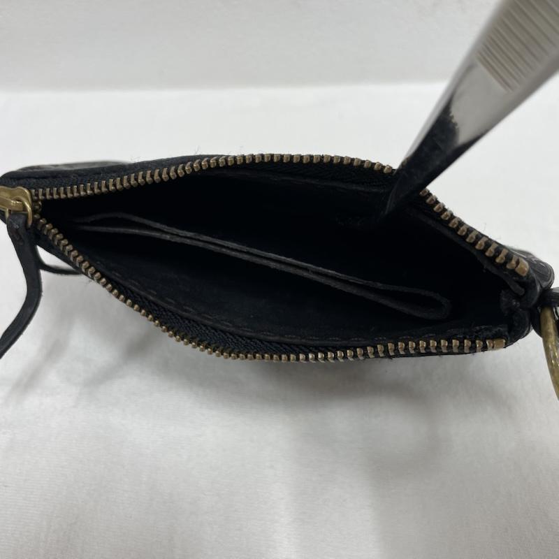 レザー レザー 財布 コンパクト財布 TRAFFIC LEATHER WORKS トラフィック レザー カードケース コインケース ペイズリー 真鍮 - ペイズリー 黒 / ブラック / black メンズ USED 古着 中古 50141464