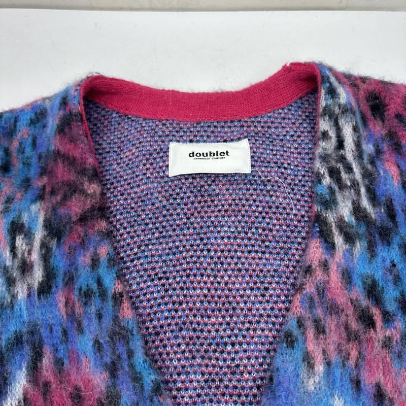 ダブレット doublet カーディガン 長袖 22AW MIX ANIMAL 総柄 アルパカ ウール カーディガン 22AW75KN94 M マルチカラー / マルチカラー / multicolor メンズ USED 古着 中古 50141471
