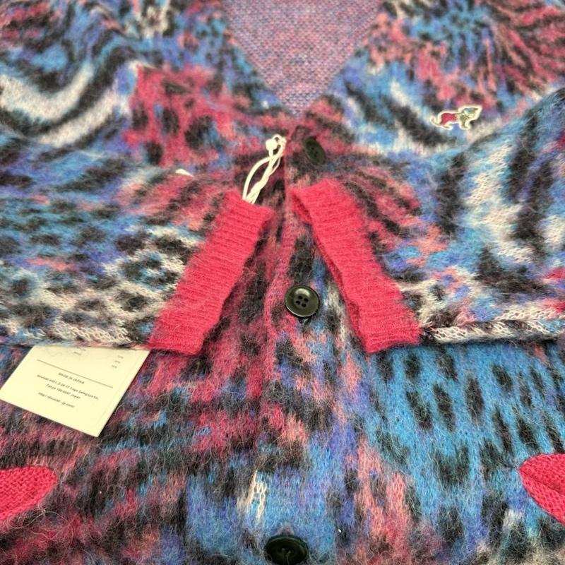 ダブレット doublet カーディガン 長袖 22AW MIX ANIMAL 総柄 アルパカ ウール カーディガン 22AW75KN94 M マルチカラー / マルチカラー / multicolor メンズ USED 古着 中古 50141471