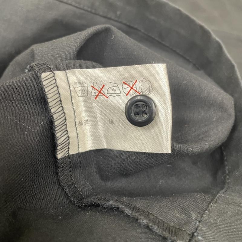 スラッシャー THRASHER シャツ、ブラウス 長袖 長袖 シャツ ブラウス ロングスリーブ skate rock スカル 刺繍 ロゴ L ロゴ、文字 X スカル X 刺繍 黒 / ブラック / black メンズ USED 古着 中古 50141476