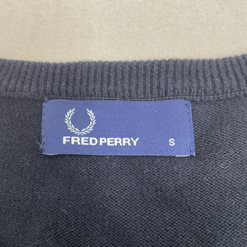 フレッドペリー FRED PERRY ニット、セーター 長袖 アーガイル ウール ニット Vネック セーター 長袖 ワンポイント ロゴ 刺繍 S アーガイル柄 マルチカラー / マルチカラー / multicolor メンズ USED 古着 中古 50141496