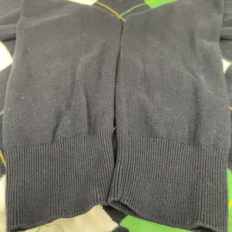 フレッドペリー FRED PERRY ニット、セーター 長袖 アーガイル ウール ニット Vネック セーター 長袖 ワンポイント ロゴ 刺繍 S アーガイル柄 マルチカラー / マルチカラー / multicolor メンズ USED 古着 中古 50141496