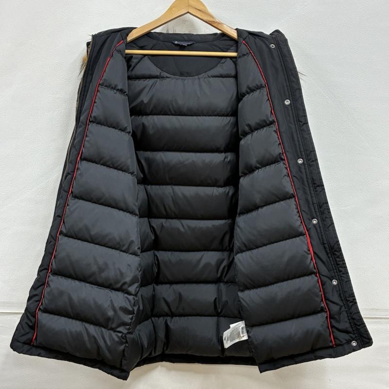 ブルックス ブラザーズ BROOKS BROTHERS ジャケット、上着 ダウンジャケット 2WAY フーデッド ダウンジャケット コート ベルト付き エポレット Aライン ファー ミリタリー S 黒 / ブラック / black レディース USED 古着 中古 50141564