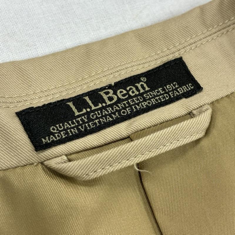 エルエルビーン L.L.Bean ジャケット、上着 ジャケット、ブレザー 2B テーラード ジャケット ブレザー コットン 44 ベージュ / ベージュ / beige メンズ USED 古着 中古 50141567