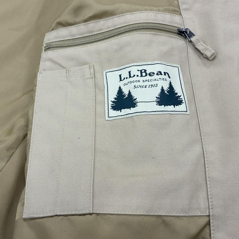 エルエルビーン L.L.Bean ジャケット、上着 ジャケット、ブレザー 2B テーラード ジャケット ブレザー コットン 44 ベージュ / ベージュ / beige メンズ USED 古着 中古 50141567