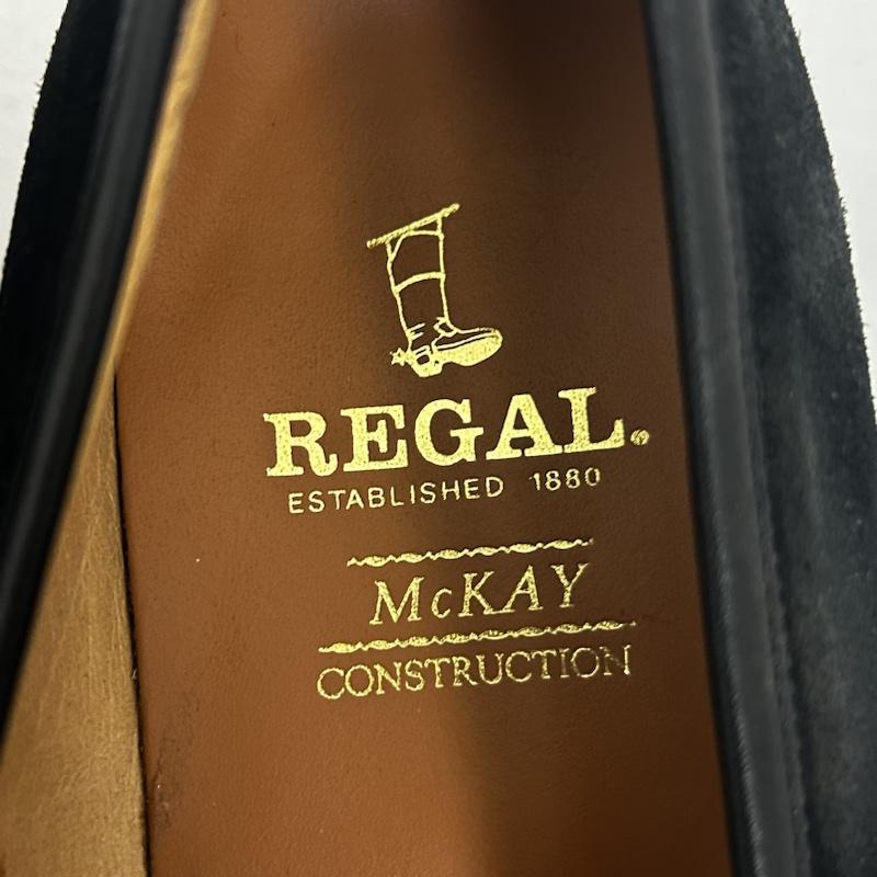 リーガル REGAL ローファー ローファー ローファー コインローファー スウェード 26.5cm 無地 黒 / ブラック / black メンズ USED 古着 中古 50141579