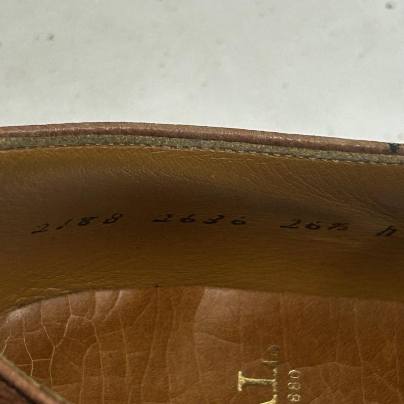 リーガル REGAL 革靴 革靴 革靴 プレーントゥ ビジネスシューズ 26.5cm 無地 茶 / ブラウン / brown メンズ USED 古着 中古 50141588