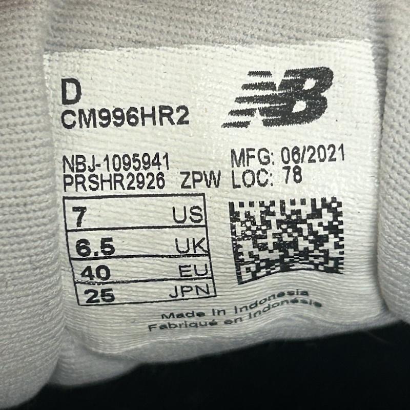 ニューバランス New Balance スニーカー スニーカー new balance 996 ローカットスニーカー 25.0cm ロゴ、文字 灰 / グレー / gray レディース USED 古着 中古 50141594