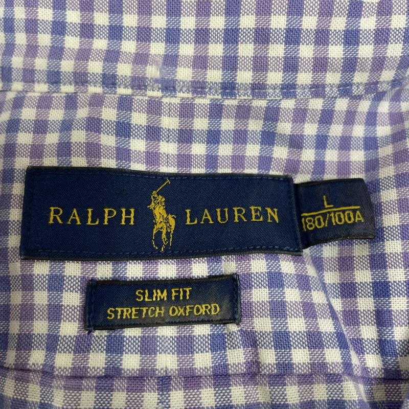 ラルフローレン RALPHLAUREN シャツ、ブラウス 長袖 カラーポニー 刺繍 ギンガムチェック ボタンダウン オックスフォードシャツ 長袖 シャツ ブラウス Shirt ロングスリーブ L チェック X ロゴ、文字 X 刺繍 X ワンポイント マルチカラー / マルチカラー / multicolor メンズ USED 古着 中古 50141608