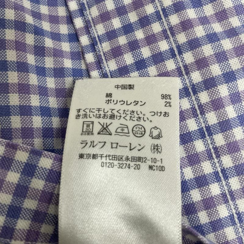 ラルフローレン RALPHLAUREN シャツ、ブラウス 長袖 カラーポニー 刺繍 ギンガムチェック ボタンダウン オックスフォードシャツ 長袖 シャツ ブラウス Shirt ロングスリーブ L チェック X ロゴ、文字 X 刺繍 X ワンポイント マルチカラー / マルチカラー / multicolor メンズ USED 古着 中古 50141608
