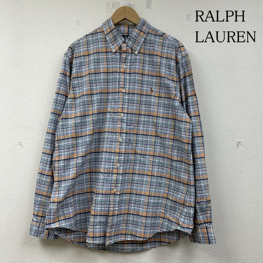 ラルフローレン RALPHLAUREN シャツ、ブラウス 長袖 長袖 シャツ ブラウス Shirt ロングスリーブ マドラスチェック ポニーロゴ 刺繍 ワンポイント L ロゴ、文字 X 刺繍 X ワンポイント X チェック マルチカラー / マルチカラー / multicolor メンズ USED 古着 中古 50141611