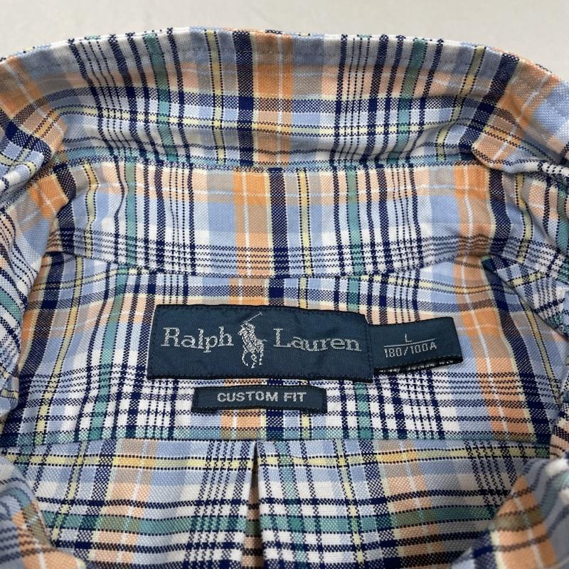 ラルフローレン RALPHLAUREN シャツ、ブラウス 長袖 長袖 シャツ ブラウス Shirt ロングスリーブ マドラスチェック ポニーロゴ 刺繍 ワンポイント L ロゴ、文字 X 刺繍 X ワンポイント X チェック マルチカラー / マルチカラー / multicolor メンズ USED 古着 中古 50141611