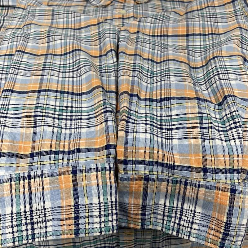 ラルフローレン RALPHLAUREN シャツ、ブラウス 長袖 長袖 シャツ ブラウス Shirt ロングスリーブ マドラスチェック ポニーロゴ 刺繍 ワンポイント L ロゴ、文字 X 刺繍 X ワンポイント X チェック マルチカラー / マルチカラー / multicolor メンズ USED 古着 中古 50141611