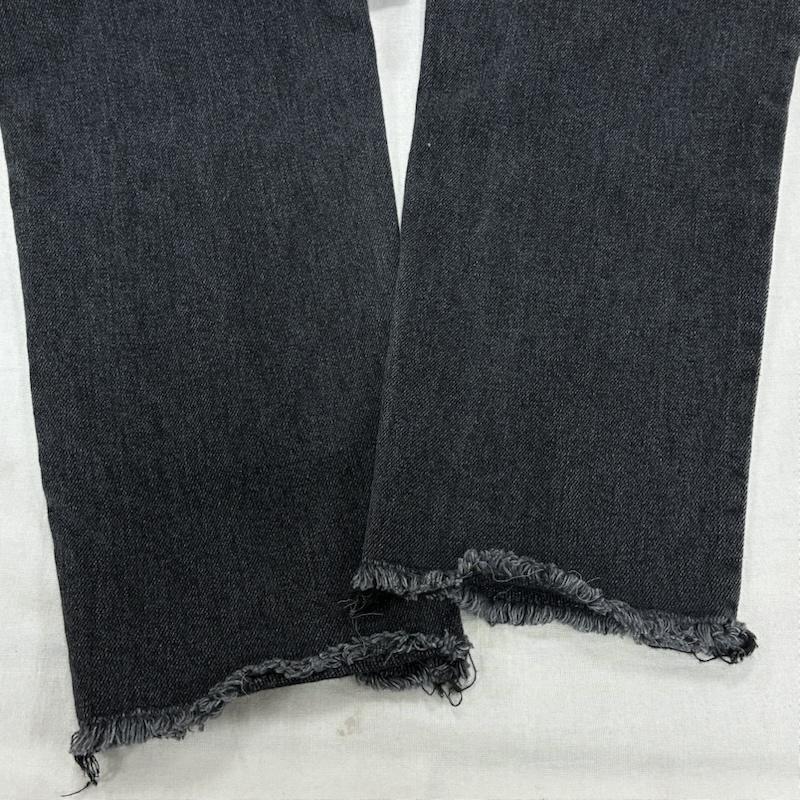 アンダーカバー UNDERCOVER パンツ デニム、ジーンズ 25FW MENS PRE COLLECTION バックポケット ZIP ストレッチ デニム スキニー パンツ UP2E4506 4 ワンポイント X ロゴ、文字 チャコールグレー / チャコールグレー / メンズ USED 古着 中古 50141641