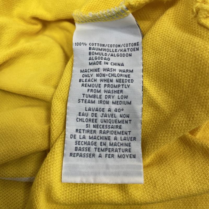 ポロバイラルフローレン Polo by RALPH LAUREN ポロシャツ 半袖 半袖 ポロシャツ ロゴ 刺繍 ワンポイント ボタン ショートスリーブ ボーダー柄 レインボー M ロゴ、文字 X 刺繍 X ボーダー柄 黄 / イエロー / yellow X マルチカラー / マルチカラー / multicolor メンズ USED 古着 中古 50141674