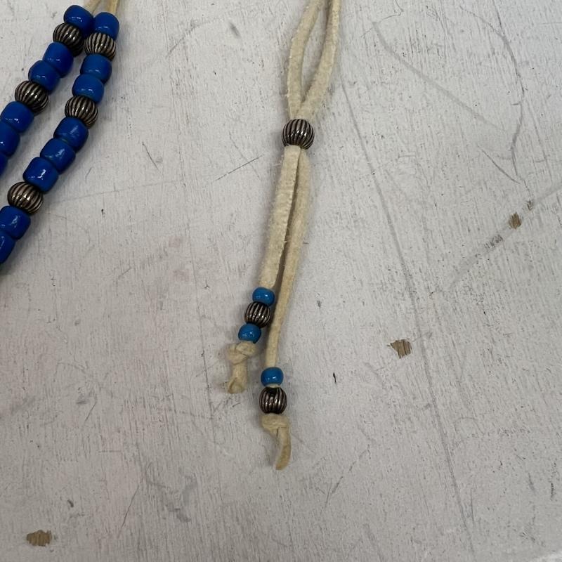 インディアンジュエリー Indian Jewelry アクセサリー ネックレス、ペンダント SILVER シルバー 925 フェザー ビーズ ネックレス ターコイズ コンチョ - メンズ USED 古着 中古 50141688