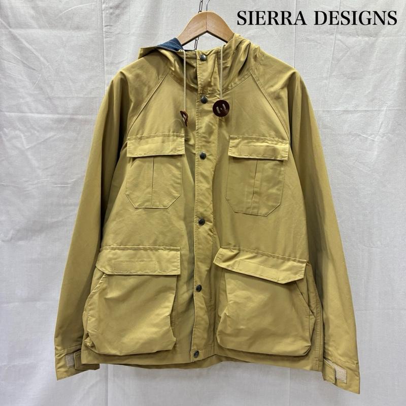 シェラデザイン SIERRA DESIGNS ジャケット、上着 ジャンパー、ブルゾン 60/40 ショートパーカー マンパー マウンテンパーカー SHORT MOUNTAIN PARKA 621002 M 無地 ベージュ / ベージュ / beige X 紺 / ネイビー / navy メンズ USED 古着 中古 50141723