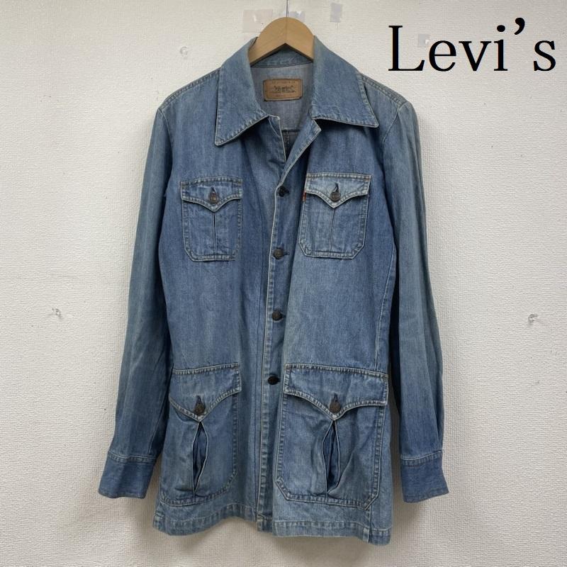 リーバイス Levi s ジャケット、上着 ジャンパー、ブルゾン 70s 76年 極東 デニム サファリ ジャケット カバーオール オレンジタブ 70608-7417 H03 M インディゴ / インディゴ / Indigo メンズ USED 古着 中古 50141744