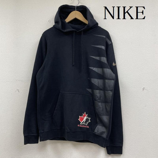 ナイキ NIKE パーカー 長袖 カナダ アイスホッケー プルオーバー パーカー M 黒 / ブラック / black メンズ USED 古着 中古 50141753