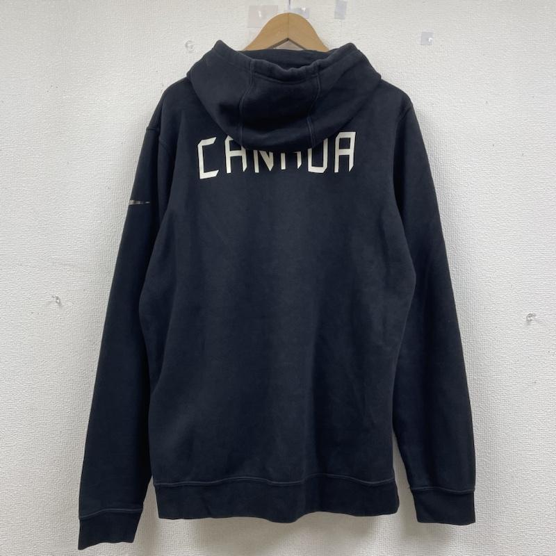 ナイキ NIKE パーカー 長袖 カナダ アイスホッケー プルオーバー パーカー M 黒 / ブラック / black メンズ USED 古着 中古 50141753