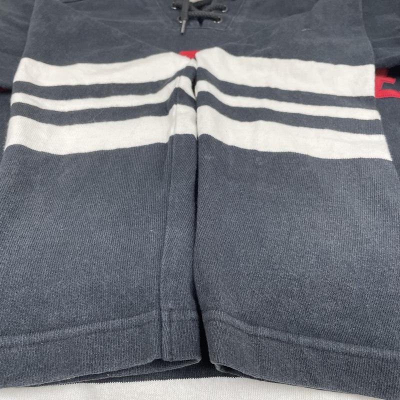 シュプリーム Supreme パーカー 長袖 15SS hooded hockey top ホッケートップ プルオーバー ロゴ パーカー S 黒 / ブラック / black X 赤 / レッド / red X 白 / ホワイト / white メンズ USED 古着 中古 50141761
