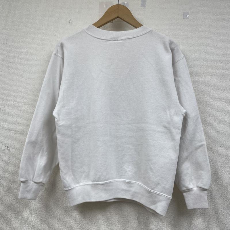 ヘインズ HANES トレーナー 長袖 80s 89年 アニマル プリント スウェット トレーナー Biolchini HARLEQUIN NG USA製 S 白 / ホワイト / white メンズ USED 古着 中古 50141765