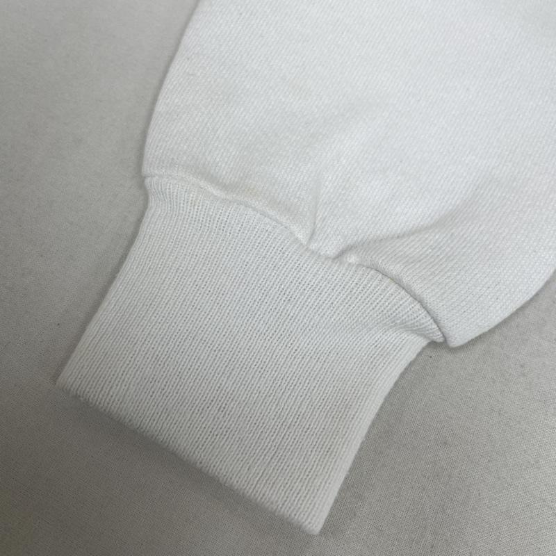 ヘインズ HANES トレーナー 長袖 80s 89年 アニマル プリント スウェット トレーナー Biolchini HARLEQUIN NG USA製 S 白 / ホワイト / white メンズ USED 古着 中古 50141765