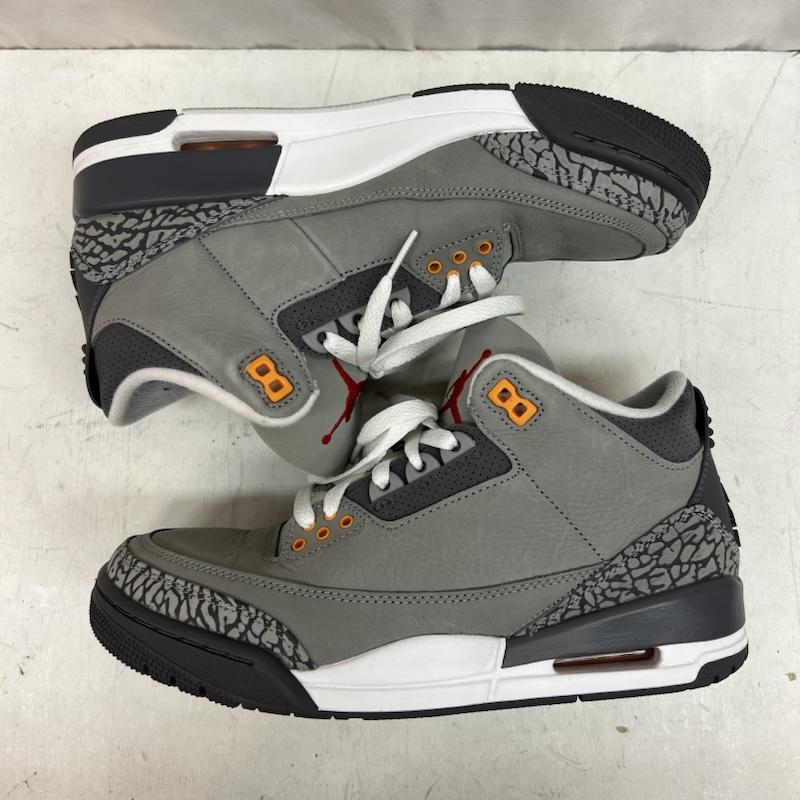ナイキ NIKE スニーカー スニーカー AIR JORDAN 3  COOL GREY  CT8532-012 エアジョーダン 25.0cm メンズ USED 古着 中古 50141766