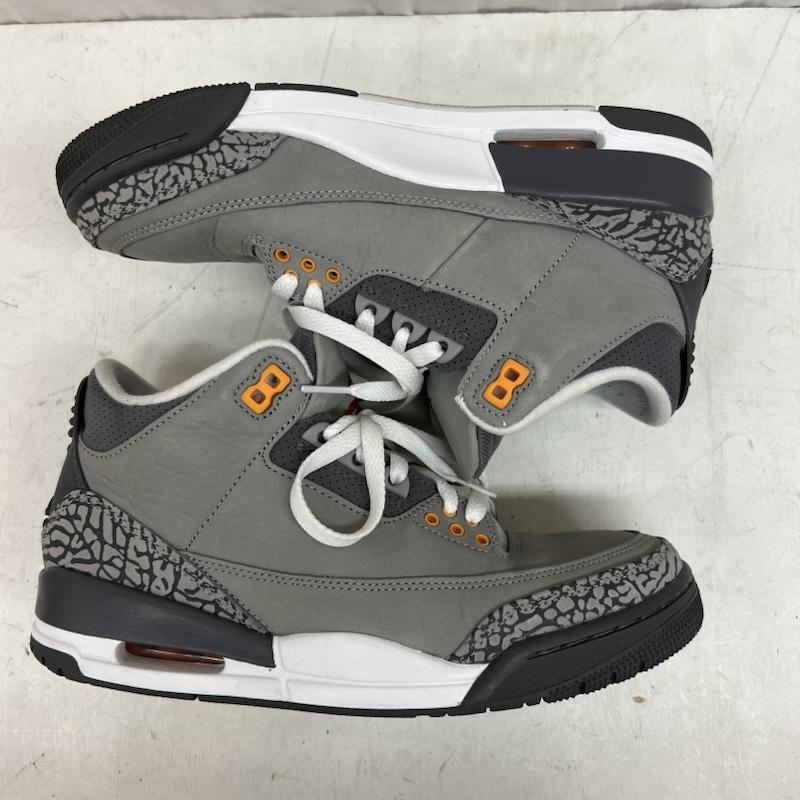 ナイキ NIKE スニーカー スニーカー AIR JORDAN 3  COOL GREY  CT8532-012 エアジョーダン 25.0cm メンズ USED 古着 中古 50141766