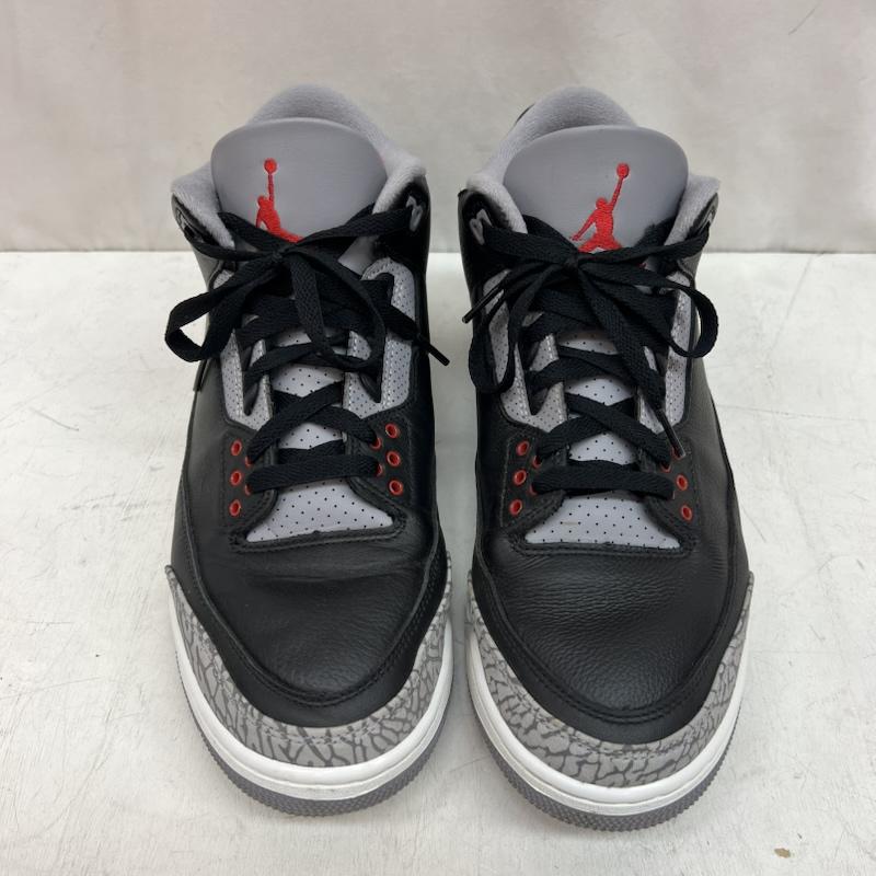 ナイキ NIKE スニーカー スニーカー AIR JORDAN 3 RETRO BLACK CEMENT DN3707-010 エアジョーダン 28.0cm メンズ USED 古着 中古 50141768