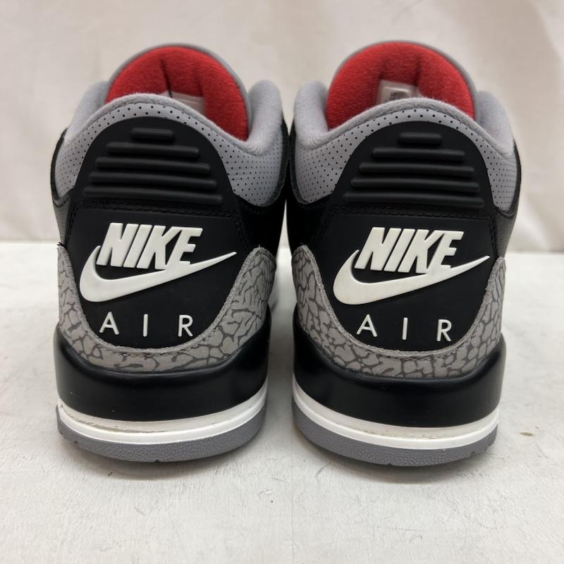 ナイキ NIKE スニーカー スニーカー AIR JORDAN 3 RETRO BLACK CEMENT DN3707-010 エアジョーダン 28.0cm メンズ USED 古着 中古 50141768