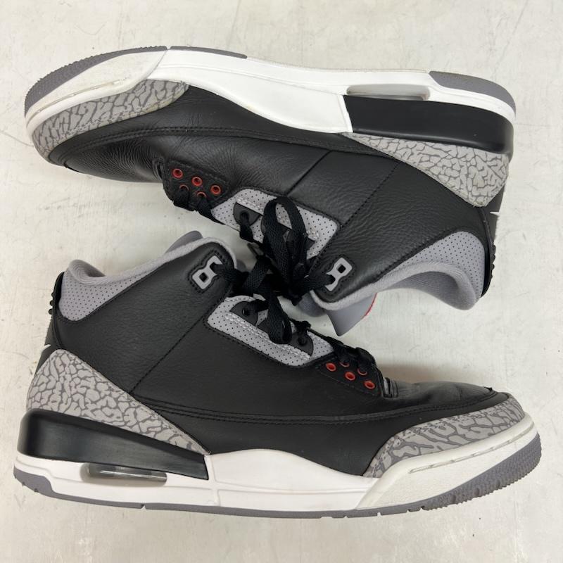 ナイキ NIKE スニーカー スニーカー AIR JORDAN 3 RETRO BLACK CEMENT DN3707-010 エアジョーダン 28.0cm メンズ USED 古着 中古 50141768