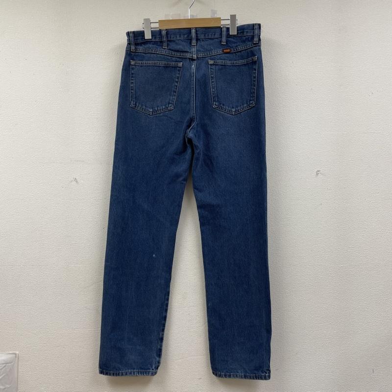 ラストラー RUSTLER パンツ デニム、ジーンズ 87619PW メキシコ製 ストレート デニム パンツ 34インチ インディゴ / インディゴ / Indigo メンズ USED 古着 中古 50141776