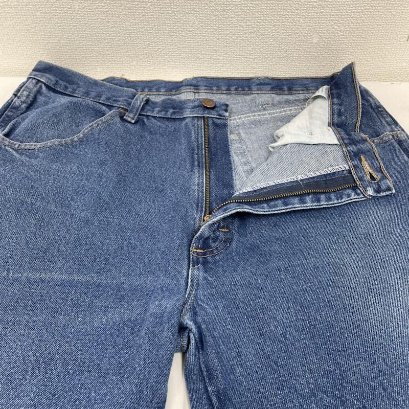 ラストラー RUSTLER パンツ デニム、ジーンズ 87619PW メキシコ製 ストレート デニム パンツ 34インチ インディゴ / インディゴ / Indigo メンズ USED 古着 中古 50141776