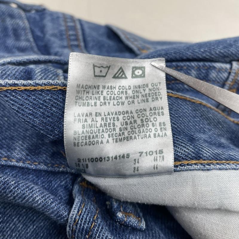 ラストラー RUSTLER パンツ デニム、ジーンズ 87619PW メキシコ製 ストレート デニム パンツ 34インチ インディゴ / インディゴ / Indigo メンズ USED 古着 中古 50141776