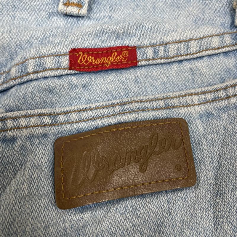 ラングラー Wrangler パンツ デニム、ジーンズ 90s 14MWZGB USA製 レギュラー ストレート デニム パンツ 9×34 - インディゴ / インディゴ / Indigo メンズ USED 古着 中古 50141780