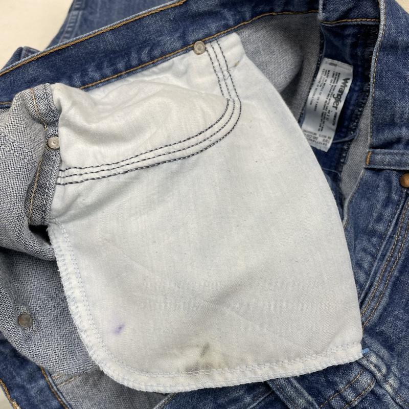 ラングラー Wrangler パンツ デニム、ジーンズ 13MWZPW カウボーイ ジーンズ メキシコ製 デニム パンツ 40×32 40インチ インディゴ / インディゴ / Indigo メンズ USED 古着 中古 50141786