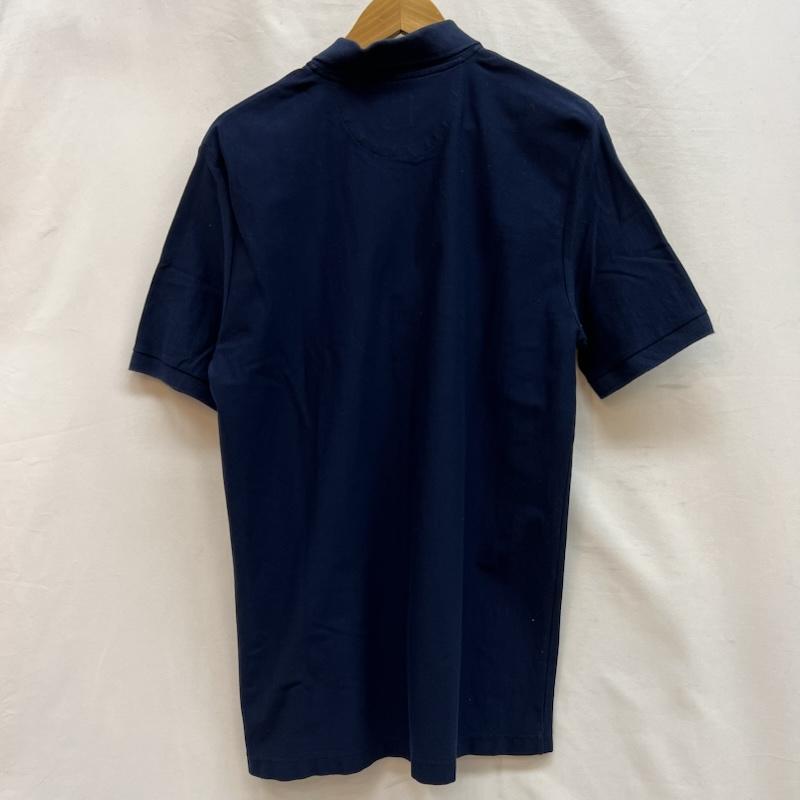 ポールスミス Paul Smith ポロシャツ 半袖 ストライプ ポロシャツ M 紺 / ネイビー / navy メンズ USED 古着 中古 50141805