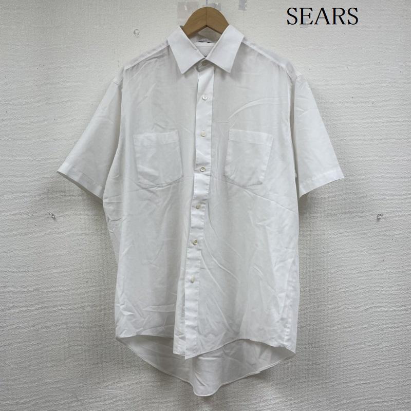 シアーズ SEARS シャツ、ブラウス 半袖 90s 韓国製 半袖 シャツ 16 1/2 白 / ホワイト / white メンズ USED 古着 中古 50141811