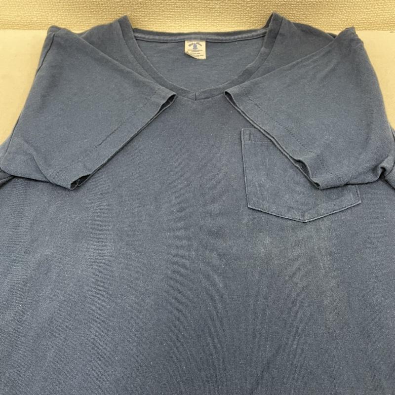 ベルバシーン Velva Sheen Tシャツ 半袖 USA製 Vネック 半袖 Tシャツ M 紺 / ネイビー / navy メンズ USED 古着 中古 50141814