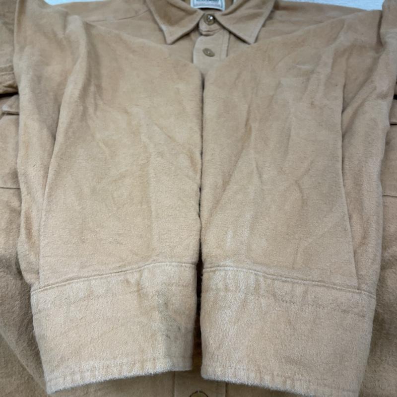 エルエルビーン L.L.Bean シャツ、ブラウス 長袖 90s シャモアシャツ USA製 長袖 シャツ 16 1/2 L 橙 / オレンジ / orange メンズ USED 古着 中古 50141815