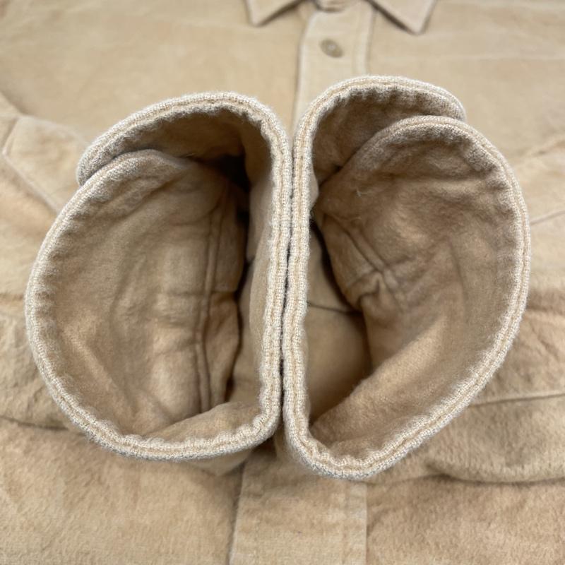 エルエルビーン L.L.Bean シャツ、ブラウス 長袖 90s シャモアシャツ USA製 長袖 シャツ 16 1/2 L 橙 / オレンジ / orange メンズ USED 古着 中古 50141815