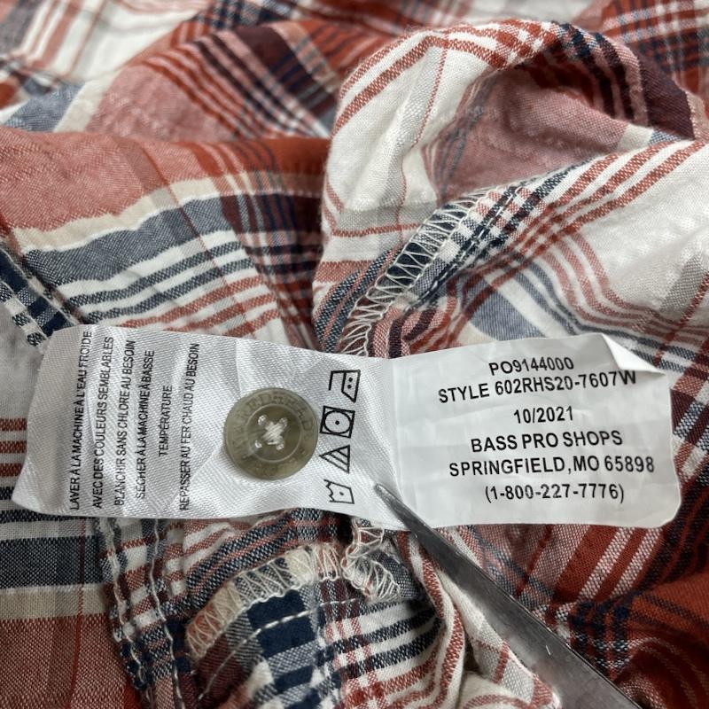 古着 USED シャツ、ブラウス 半袖 RED HEAD 半袖 チェック シャツ 2XL XXL 白 / ホワイト / white X 赤 / レッド / red メンズ USED 古着 中古 50141822