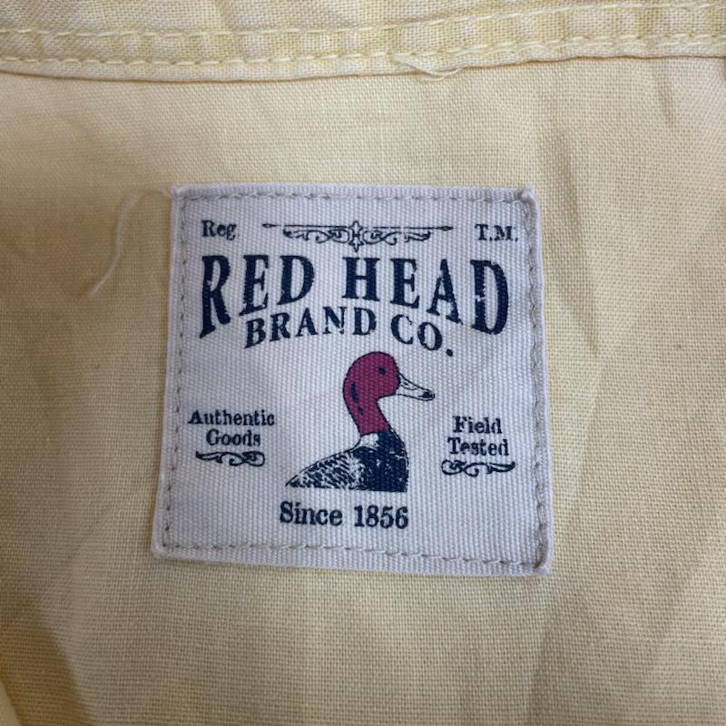 古着 USED シャツ、ブラウス 半袖 RED HEAD 半袖 ワーク シャツ M 黄 / イエロー / yellow メンズ USED 古着 中古 50141823