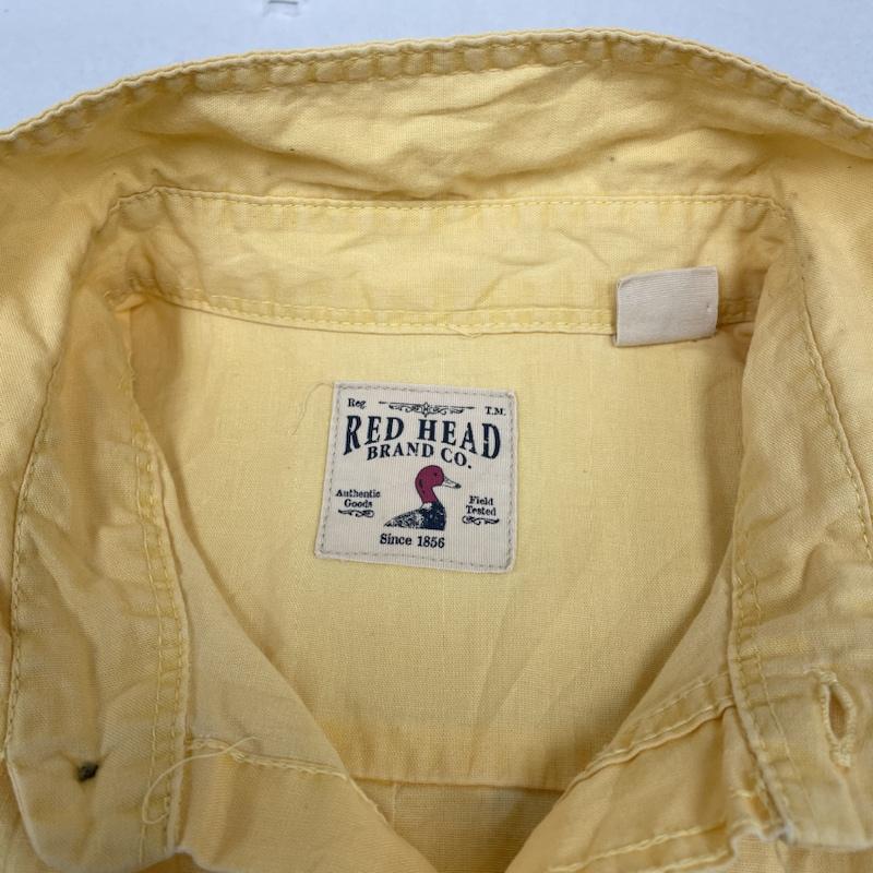 古着 USED シャツ、ブラウス 半袖 RED HEAD 半袖 ワーク シャツ M 黄 / イエロー / yellow メンズ USED 古着 中古 50141823